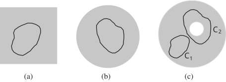 Three diagrams illustrate the concept of a Cauchy sequence in geometry.